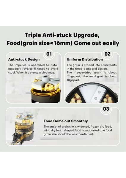 Uygulama Kontrolü Otomatik Pet Besleyici, 4.2L 2.4G WiFi Etkin Pet Besleyici, Kediler ve Köpek B için Çift Kase Otomatik Evcil Hayvan Yiyesi Dispanser (Yurt Dışından) indirimleri