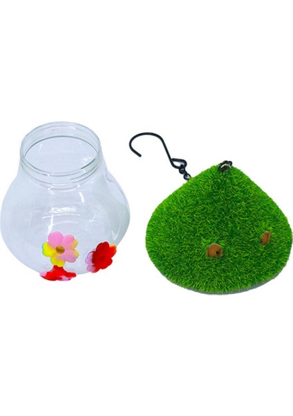 Kuş Su Besleyicisi Dış Mekan Asma Boya Küçük Çiçek Kuş Sulama Şişesi Ant-Prot (Yurt Dışından) fırsatları