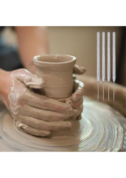 20 Adet Seramik Iğne Kil Iğne Aletleri Paslanmaz Çelik Heykel Polimer Kil Iğne Seramik Detay Araçları (Yurt Dışından) indirimleri