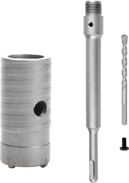 Sds Plus Çekiç Matkapları Duvar Deliği Testere Matkap Bit Set Kesici Aletleri Yuvarlak Şaftlı Beton Çimento Taş Deliği Açıcı 35MM (Yurt Dışından)