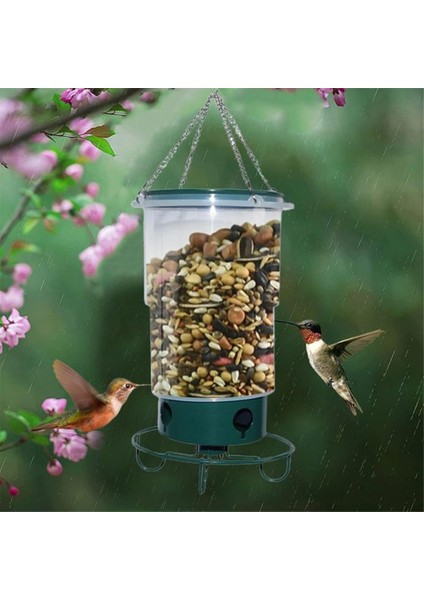 2pcs Kuş Besleyici, Squirrel Proof Kuş Besleyicileri Dışarıdaki Asma Metal Yabani Kuş Besleyici Tüp Kuş Besleyici (Yurt Dışından) indirimleri