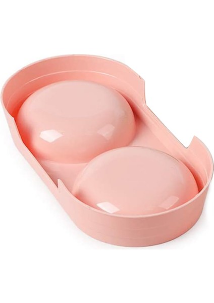 Yeni Pet Besleyici Pembe Renk Plastik Çift Kase Kedileri ve Köpekler Yemek Kaseler Yemek Konteyner Malzemeleri (Yurt Dışından) indirimleri