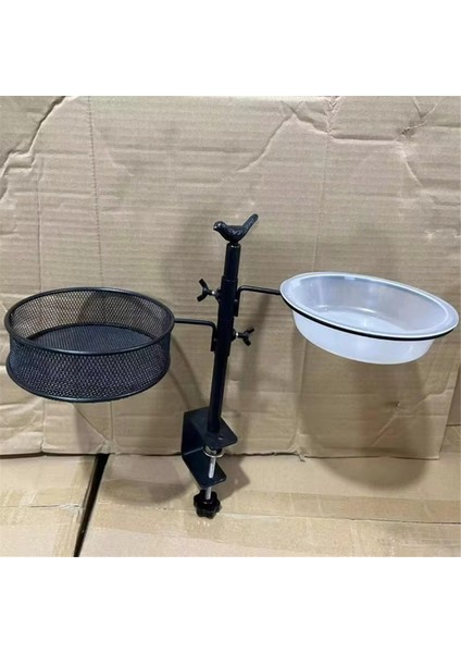 Korkuluk Kelepçesi Kuş Besleyici Ayarlanabilir Yükseklik Desten Kuş Besleyicileri Kelepçe Kuş Besleme Istasyonu Pot Standı 360 Degree (Yurt Dışından) fiyatları