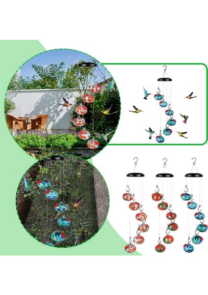 Büyüleyici rüzgar çanları Kuş besleyicileri açık havada asılı karınca ve arı kanıtı, asla sızıntı (Yurt Dışından) fiyatları