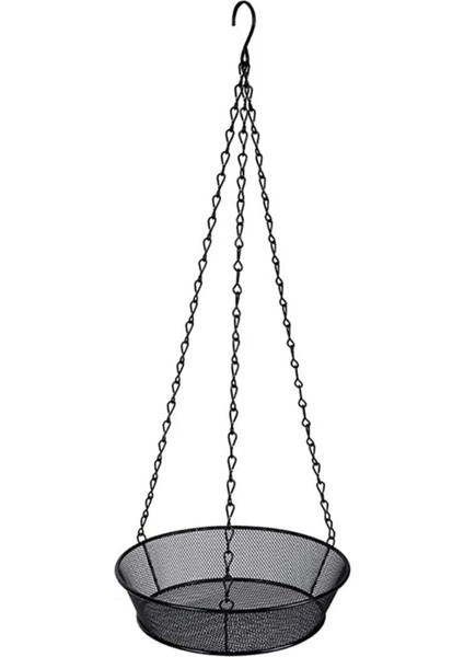 Asma Kuş Besleyici, 7.5 inç metal örgü platform besleyicileri Yabani kuş besleyici tepsisi metal örgü tohumu tepsisi (Yurt Dışından)