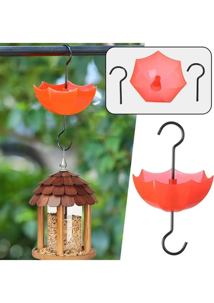 Sinek kuşu besleyici tuzağı kancaları Dışarıdaki sinek kuşu besleyicileri için çok fonksiyonlu açık depolama rafı karınca karınca koruyucusu (Yurt Dışından) modelleri