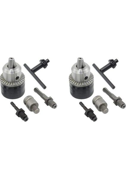 2x 3-16MM Matkap Ayakkurma Dönüştürücü 1/2inch- 20UNF Iş Parçacığı Hızlı Değişiklik Adaptörü Sds-Plus 1/4inch Hex Shank 1/2inch Soket (Yurt Dışından)