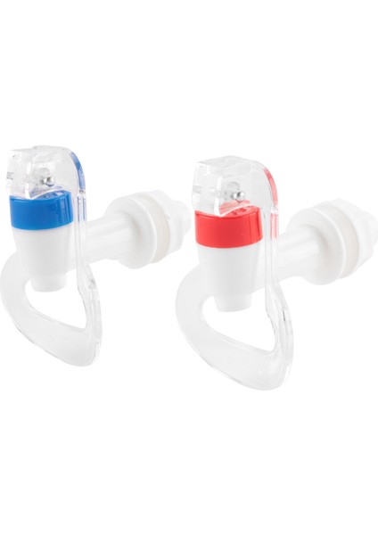 Su Sebili Yedek Musluk - Soğuk ve Sıcak Su Musluğu Mavi ve Kırmızı Paket (Yurt Dışından)