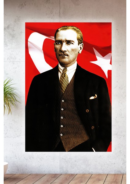 Metal Baskılı Atatürk Koleksiyonu Tablo No 32 - 15 cm x 20 cm