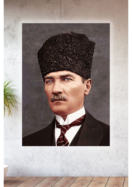 Metal Baskılı Atatürk Koleksiyonu Tablo No 33 - 15 cm x 20 cm