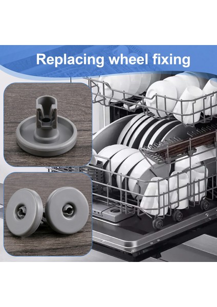 Aeg Electrolux Favorıt Zanussi Bulaşık Makinesi Tekerlekleri Için 12 Adet Bulaşık Makinesi Tekerlekleri Alt Sepet Tekerlekleri (Yurt Dışından) indirimleri