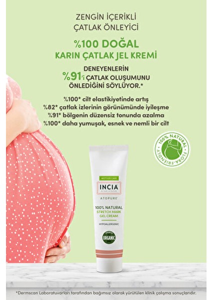 %100 Doğal Hamile Bakım Seti Yumuşatma ve Koruma Özellikli 75 ml 30 ml 50 ml