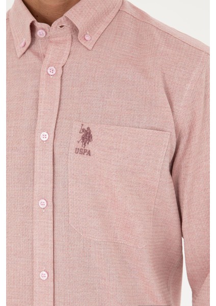 Erkek Somon Gömlek Desenli 50282857-VR047