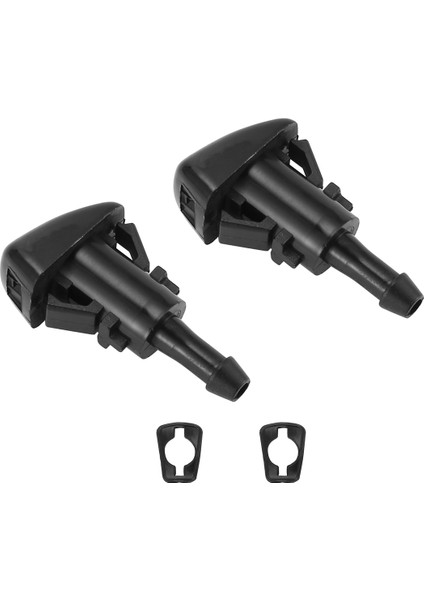 Chrysler, Dodge, Ram, Jeep Için Ön Ön Cam Yıkayıcı Nozles Silecek Sprey Kiti 4805742AB, 5116079AA Parça Numarasını Değiştiriyor (Yurt Dışından)