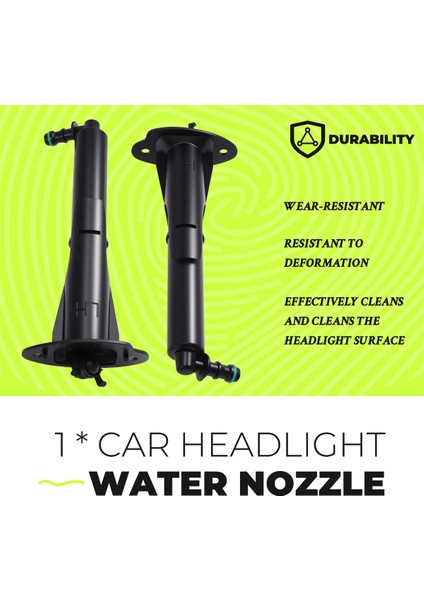 Porsche Cayenne Için Araba Far Su Nozumu 95862816110 (Yurt Dışından) indirimleri