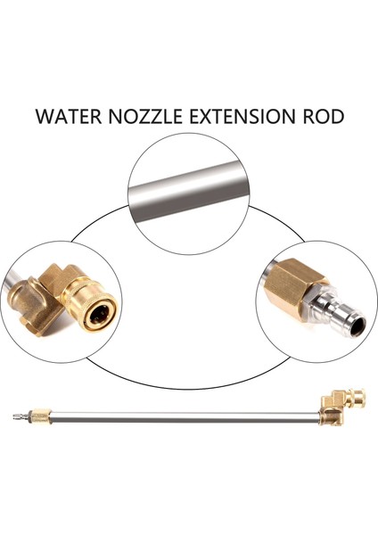 Ayarlanabilir Açı Nozul ile Basınçlı Yıkama Asası, 16 Ch Sprey Miralinde 5 Açı ile 180 Derece Hızlı Bağlantı Pivot Adaptör Kuplörü ve Sprey Uçları, 1/4 Inç Hızlı Bağlantı (Yurt Dışından) indirimleri
