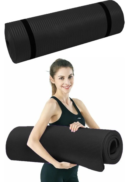 Premium Pilates Minderi Yoga Matı Kalın 15 mm Kalinlikta 1.5 cm Taşıma Askılı Egzersiz Minderi