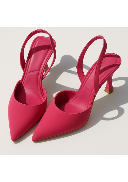 Kdın Kumaş Detajlı Stiletto