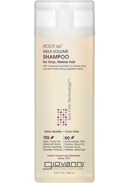 Root 66 Hacimlendirici Şampuan 250ML