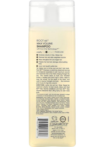 Root 66 Hacimlendirici Şampuan 250ML fiyatları