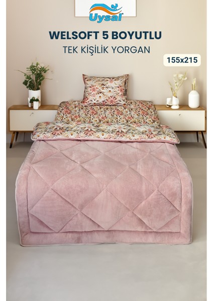 Welsoft 5 Boyutlu Tek Kişilik Yorgan