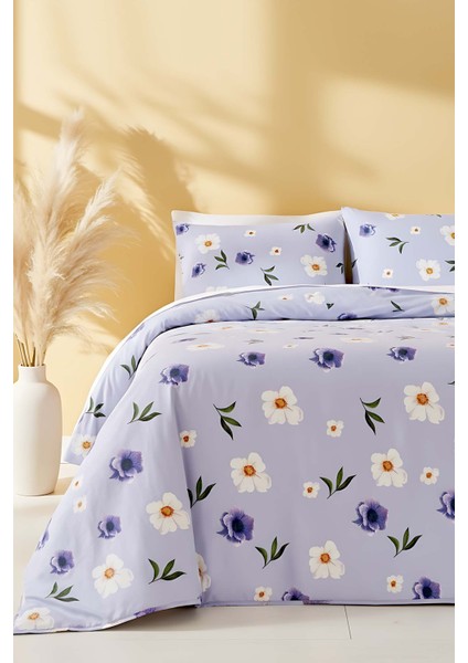 Kır Çiçekleri Çift Kişilik Nevresim Takımı Pamuklu