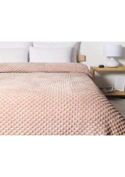 Pearl Tomurcuk Çift Kişilik Battaniye Vizon