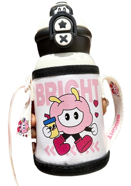 Blingbling1 Büyük Kapasiteli Yalıtımlı Su Isıtıcısı Taşınabilir Pipetli Su Şişesi (Yurt Dışından)