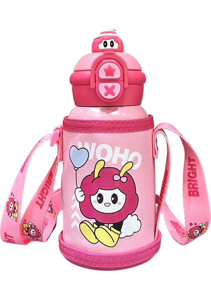 Blingbling1 Büyük Kapasiteli Yalıtımlı Su Isıtıcısı Taşınabilir Pipetli Su Şişesi (Yurt Dışından)