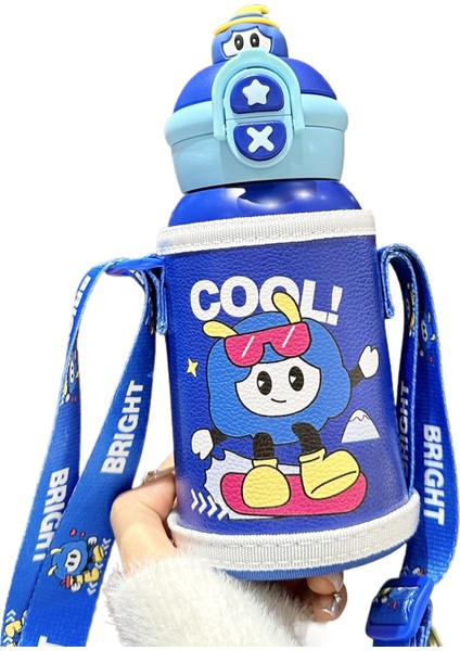 Blingbling1 Büyük Kapasiteli Yalıtımlı Su Isıtıcısı Taşınabilir Pipetli Su Şişesi (Yurt Dışından)