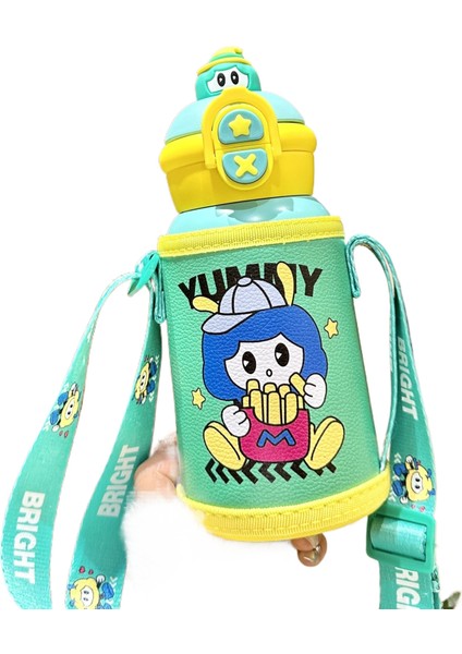 Blingbling1 Büyük Kapasiteli Yalıtımlı Su Isıtıcısı Taşınabilir Pipetli Su Şişesi (Yurt Dışından)