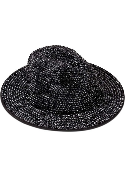 Kadınlar Için Rhinestone Kovboy Şapkaları Kovkız Elmas Karnaval Düğün Kostüm Partisi Için Batı Disko Kristal Şapka (Yurt Dışından)