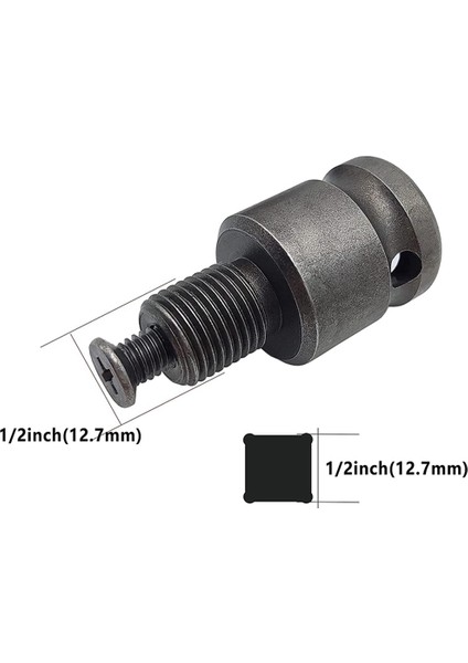 2x Metal Ağır Hizmet 1/2-20UNF 13MM Anahtarsız Matkap Kıyma Hex Shank/sds/soket Kare Kadın Adaptör Donanım Aracı (Yurt Dışından) indirimleri