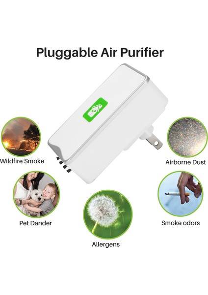 Takılabilir Hava Temizleyici Negatif Iyon Jeneratörü Filtresiz Iyonlaştırıcı Temizleyici Alerjenleri, Kirleticileri, Küfleri ve Kokuları Temizler - Us Plug (Yurt Dışından) modelleri