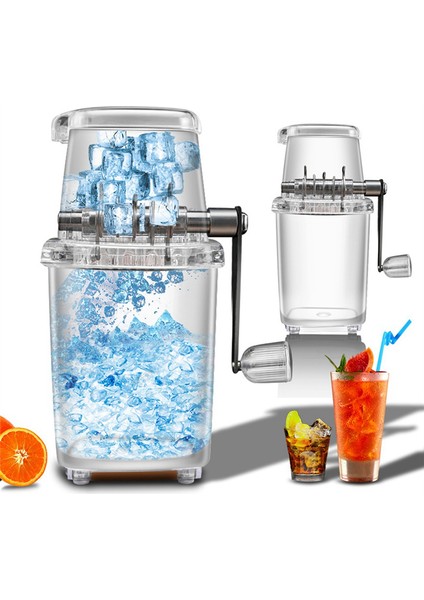 Buz Kırıcı Manuel Buz Kırma Makinesi 1,25 L Buz Öğütücü Buz Küpü Içecek Doğrayıcı, Ev Gereçleri, Yaz Ihtiyacı (Yurt Dışından) indirimleri