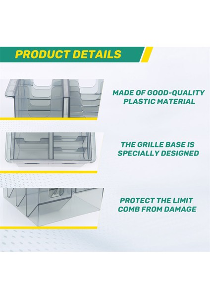 Adet Saç Kesme Makinesi, Düzeltici, Sınır Tarak, Kılavuz Tarak, Berber Aleti, Wahl Kılavuz Tarakları Için Izgara Tabanlı Saklama Kutusu (Yurt Dışından) indirimleri