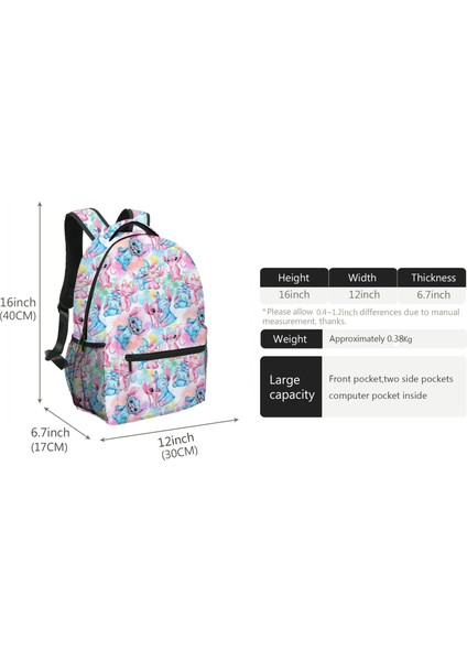 Blingbling1 Karikatür Desen Ilkokul Okul Çantası Çocuk Sırt Çantası Tam Baskılı Sırt Çantası (Yurt Dışından) modelleri