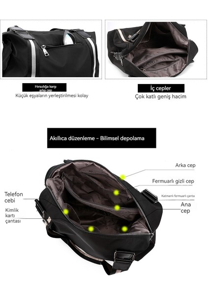 Omuz Çantası Kadın Büyük Kapasiteli Crossbody El Çantası (Yurtdışı Satın Alma) (Yurt Dışından) fırsatları