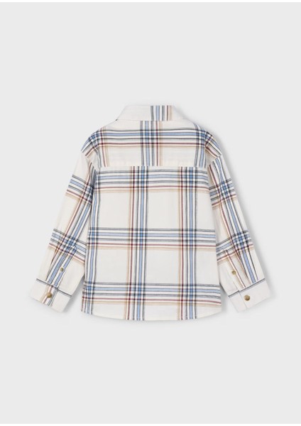 Erkek Çocuk Ekose Kışlık Gömlek 4128 Bej fırsatları