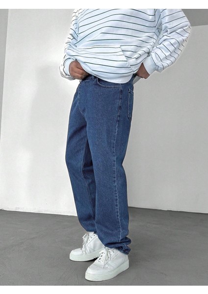 Casual Erkek Baggy Denim Kot Pantolon modelleri
