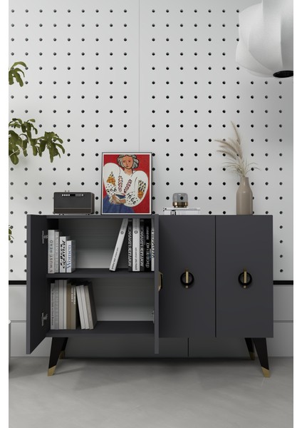 8183KM-32DD Konsol,kahve Köşesi,ayakkabılık,ofis Evrak Dolabı,mutfak Kiler Dolabı,tv Ünitesi-Aa