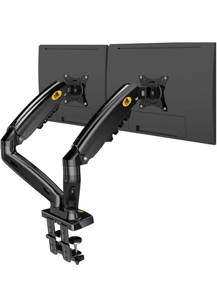 North Bayou F160 17-27'' Amortisörlü Çift Kol LCD - LED Monitör Tutucu Askı Aparatı fiyatları
