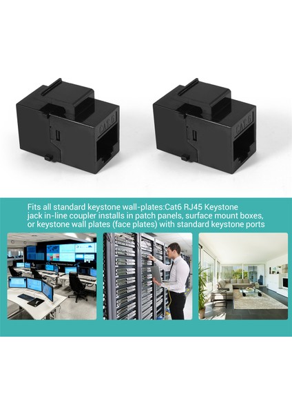 25 Pcs RJ45 Kuplör Cat6 Keystone Jacks Sline Kuplör Kadın To Dazya Kaplıcı (Yurt Dışından) indirimleri