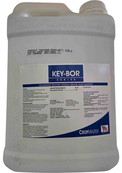 Key Bor 10 L(Hekagro)