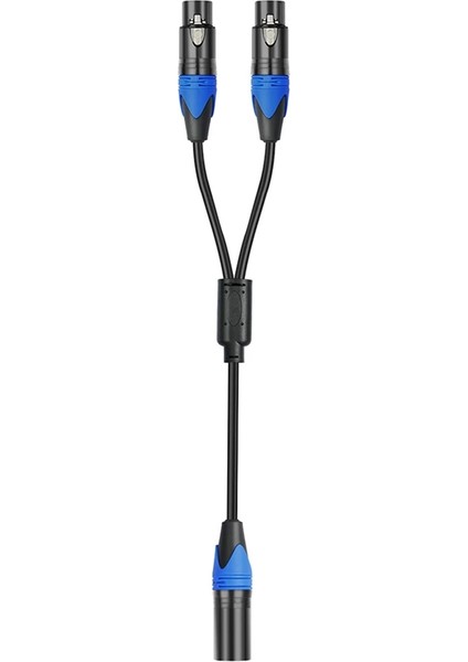 50CM Xlr Ayırıcı Kablosu 1 Xlr Dişi To 2 Xlr Erkek Xlr Y Ayırıcı Kablolu Kablo Mikrofon Ayırıcı Kordon Amplifikatör Karıştırıcı Mff (Yurt Dışından)