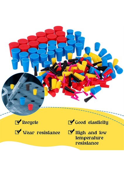 250 Adet 8 Boyutlu Silikon Koni Tıkacı Kiti Toz Boya Kiti Klima Tahliye Konisi Tıkacı Toz Boya Için (Yurt Dışından) fırsatları