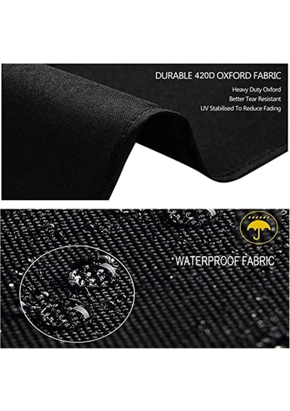 Fermuarlı ve Havalandırmalı Veranda Isıtıcı Kılıfları, Su Geçirmez, Toz Geçirmez, Rüzgara Dayanıklı, Uv Işınlarına Dayanıklı, Kar Dayanıklı 226X91X54CM (Yurt Dışından) indirimleri