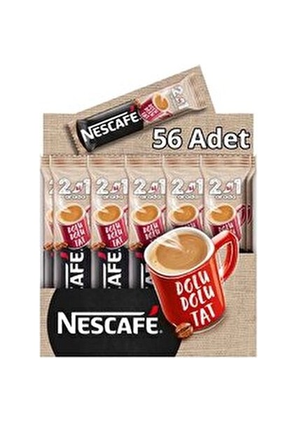 2'si 1 Arada Kafeinli Öğütülmüş Kahve 56 Adet Pratik ve Lezzetli modelleri