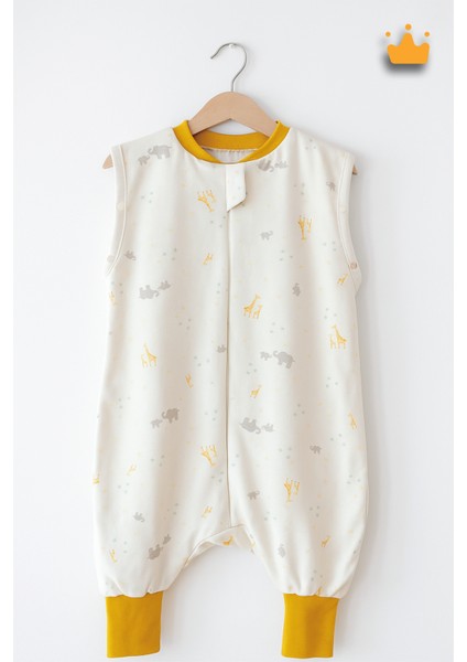 0-3 Yaş 1 Tog %100 Pamuk Çift Kat Penye Çıkarılabilir Kollu Kız Erkek Çocuk Uyku Tulumu 11909 indirimleri