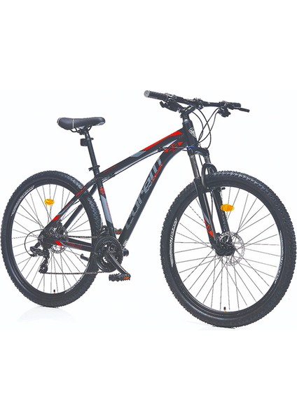Felix 3.1 - 18'' Kadro - 27.5 Jant - Dağ Bisikleti - Siyah - Kırmızı / Gri
